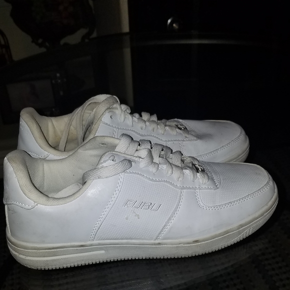 fubu white sneakers